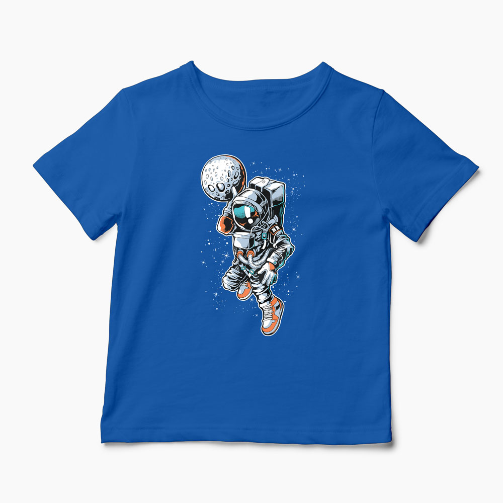 Tricou Baschet Astronaut Dunk - Copii-Albastru Regal